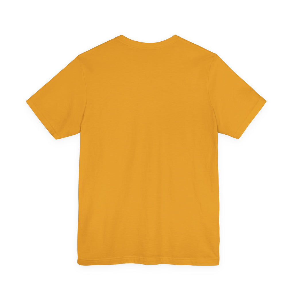 Minimalist White Tee — Subtle Center Text Casual T-Shirt