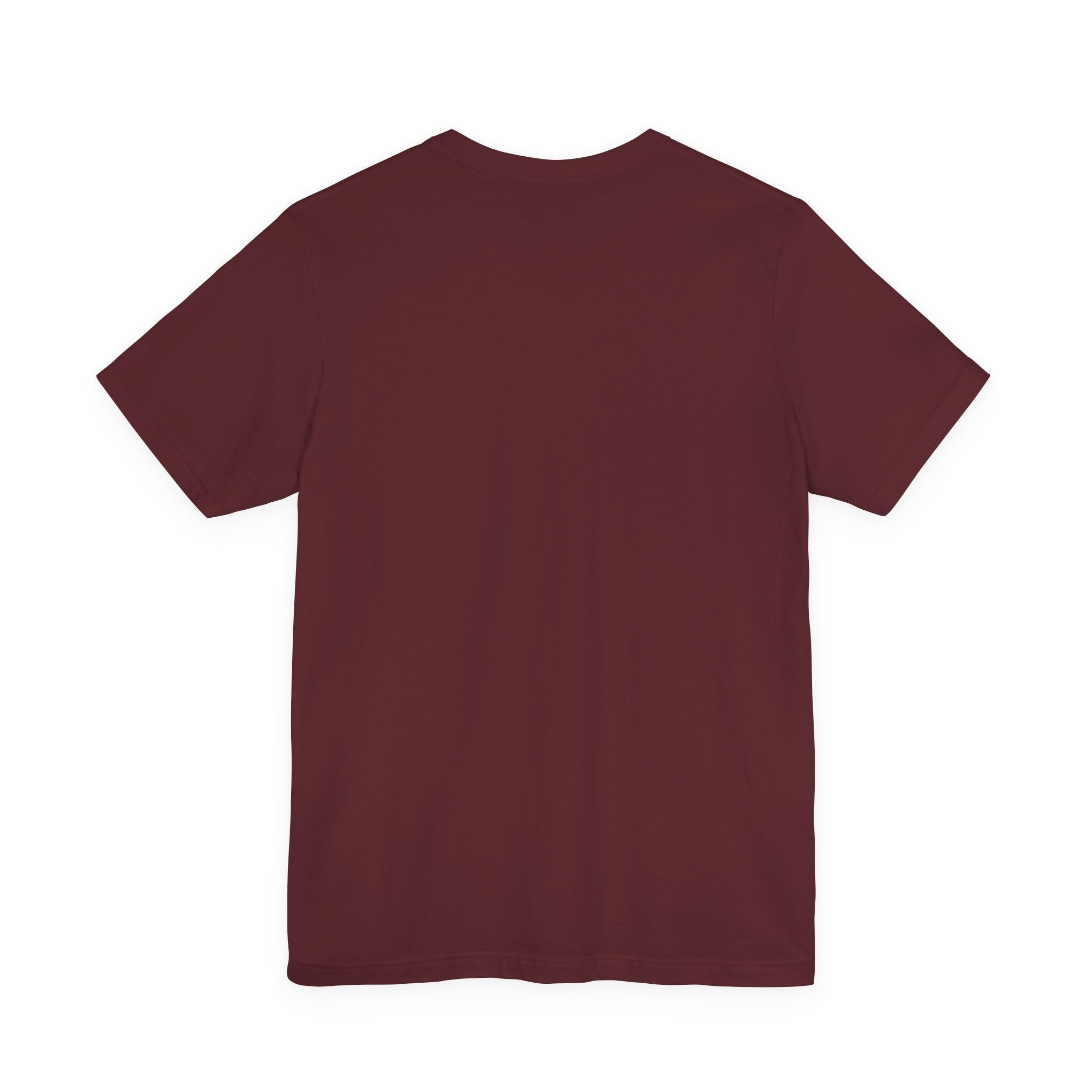 Minimalist White Tee — Subtle Center Text Casual T-Shirt