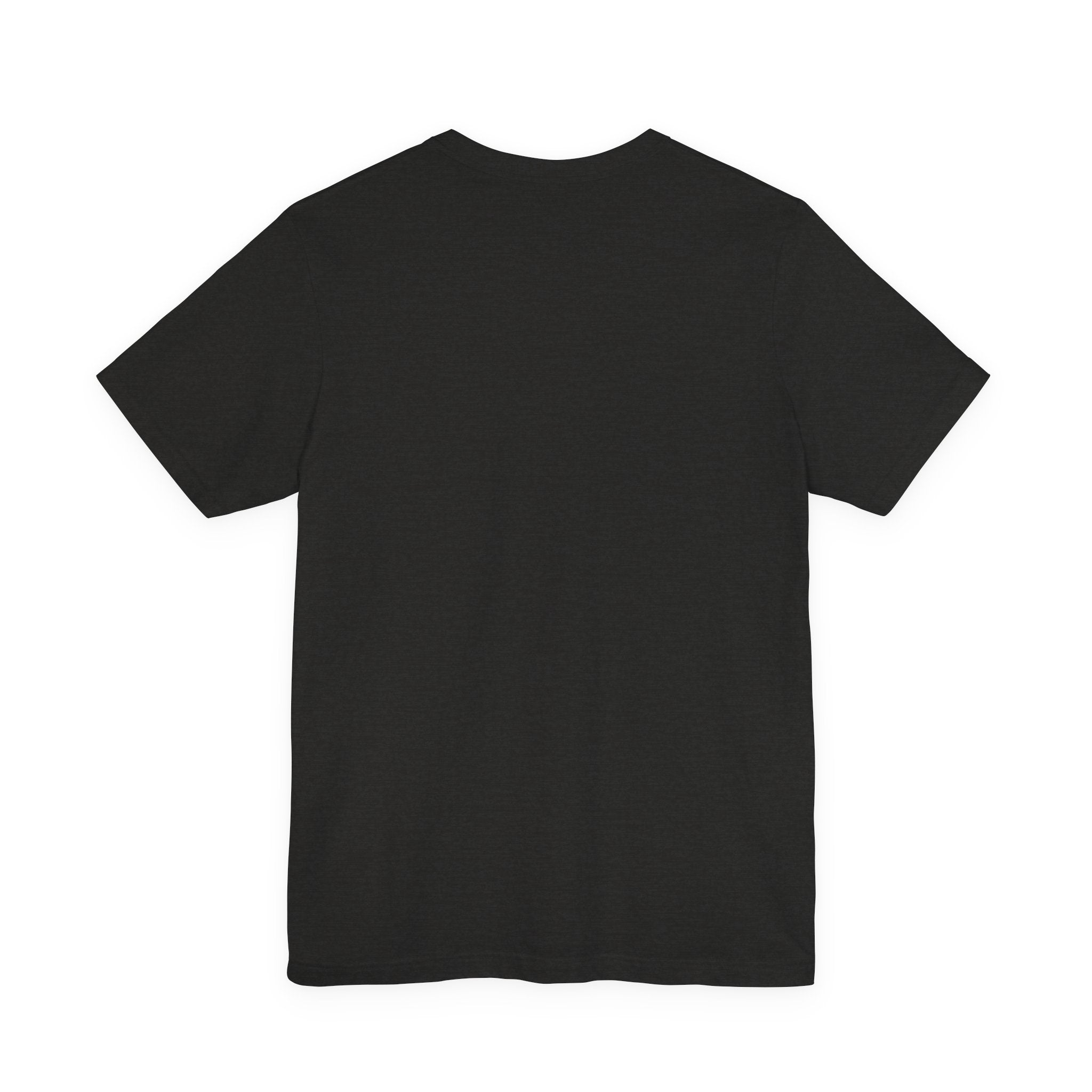Minimalist White Tee — Subtle Center Text Casual T-Shirt